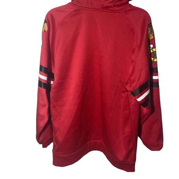 Men's NHL Chicago Blackhawks Hoodie Knights Apparel LLC Red Medium M Authentic - Picture 5 of 9